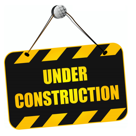Under construction sign